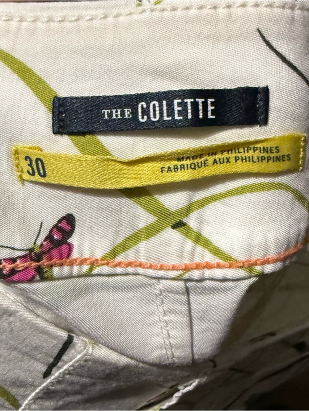 Maeve The Colette Wide Leg Pants Women's 30 High Rise Patch Pocket in Butterfly - Picture 4 of 7